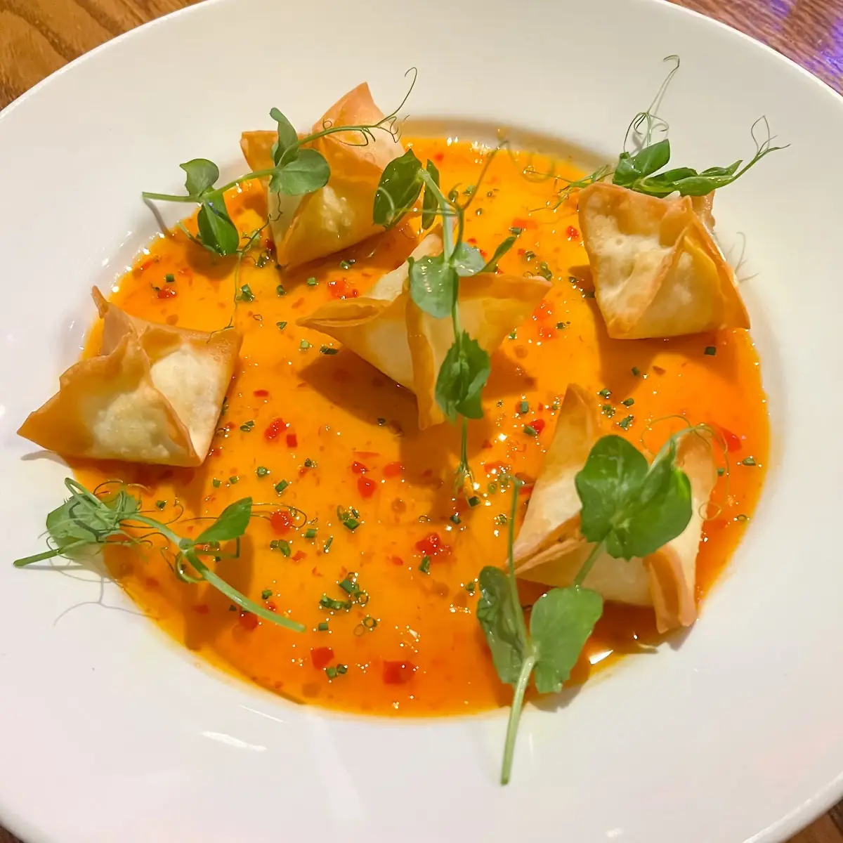 Whipped Cream Cheese Rangoon