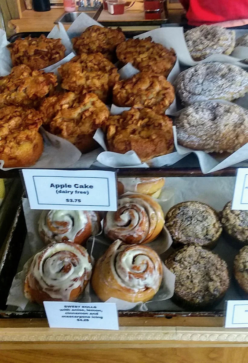 Apple Cake and Sweet Rolls