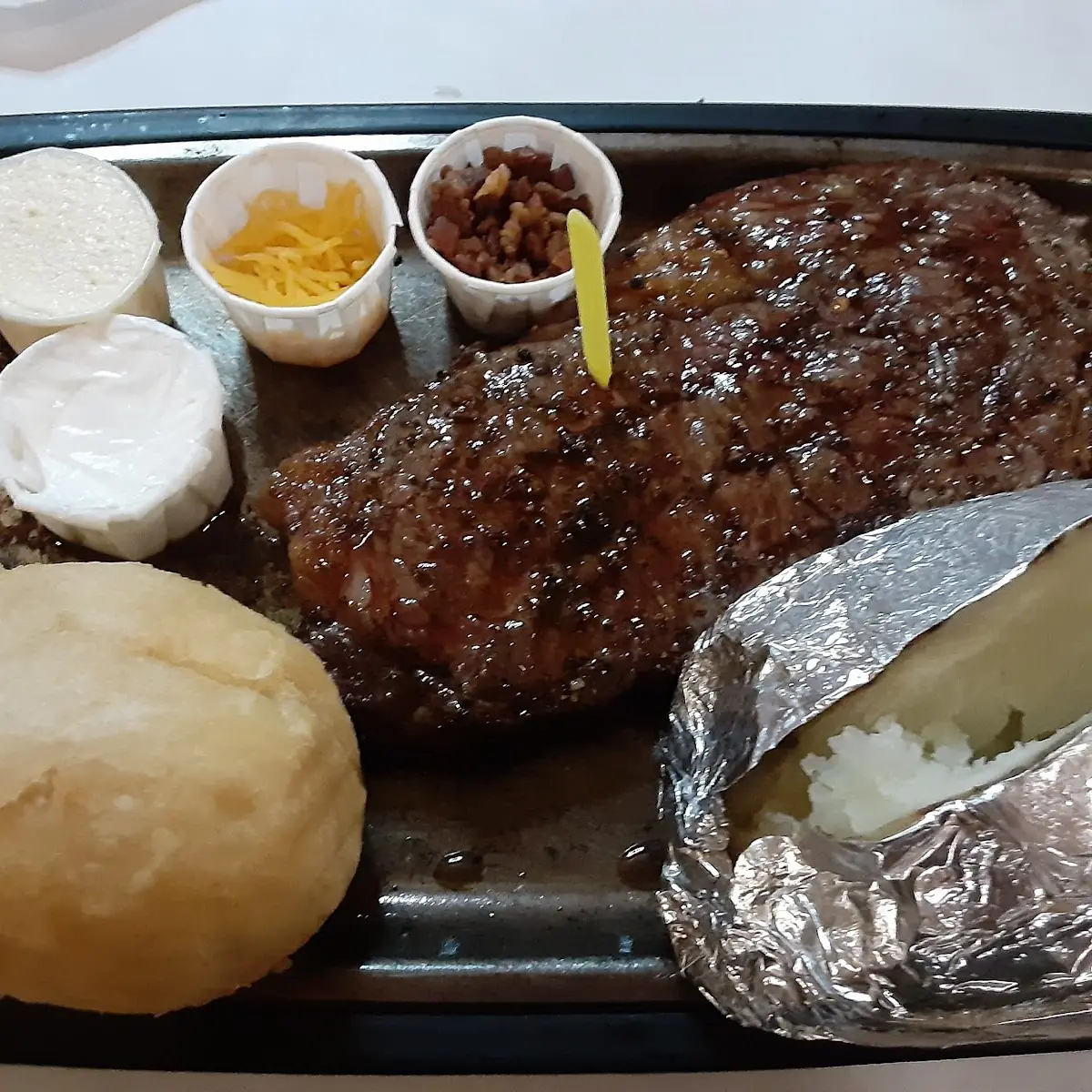 12oz Ribeye with Loaded Potato
