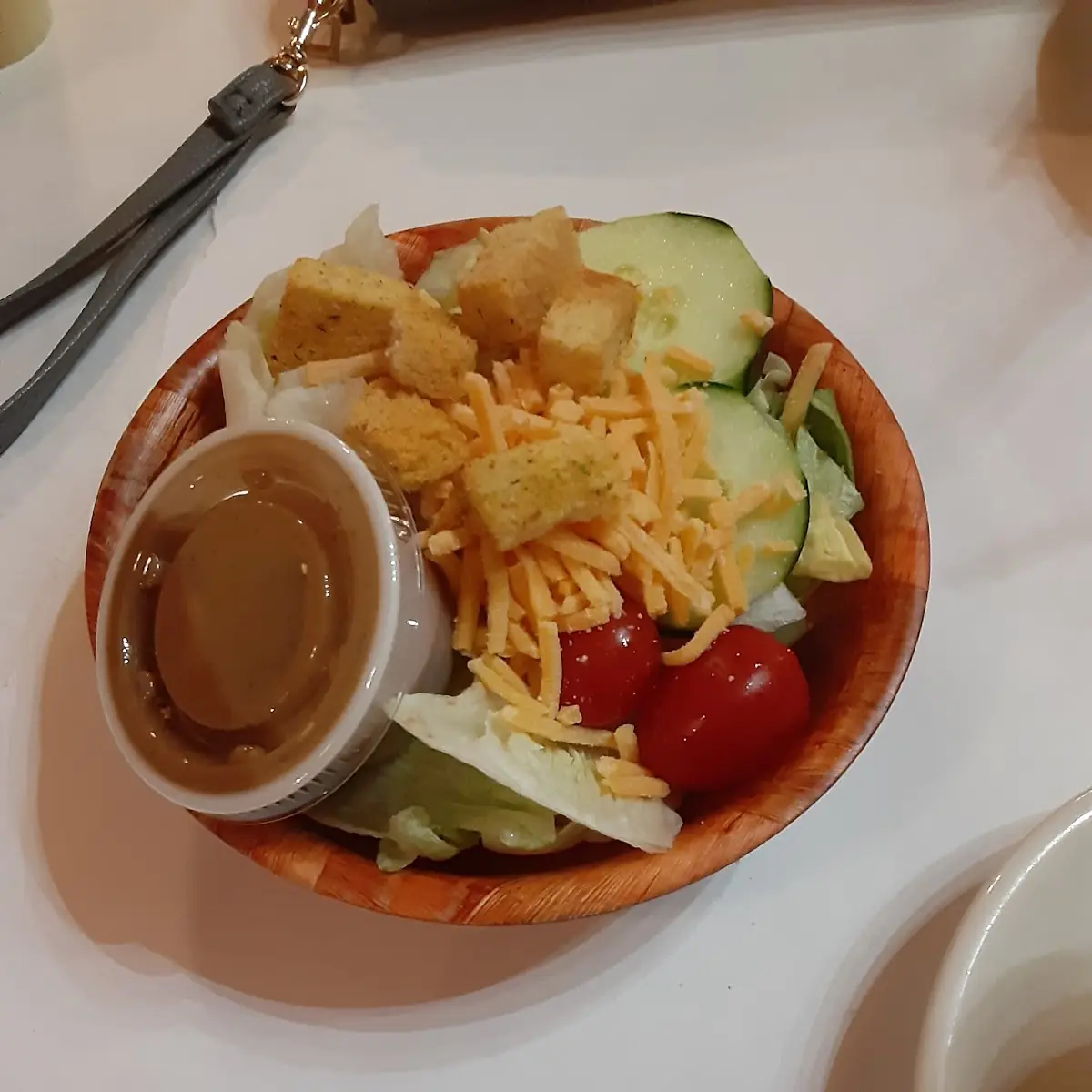 Side Salad with Vinaigrette Dressing