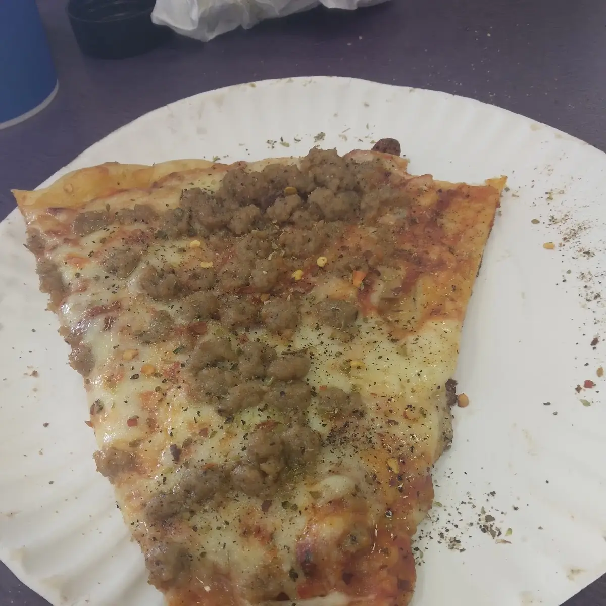 Macks Cheese Pizza Slice