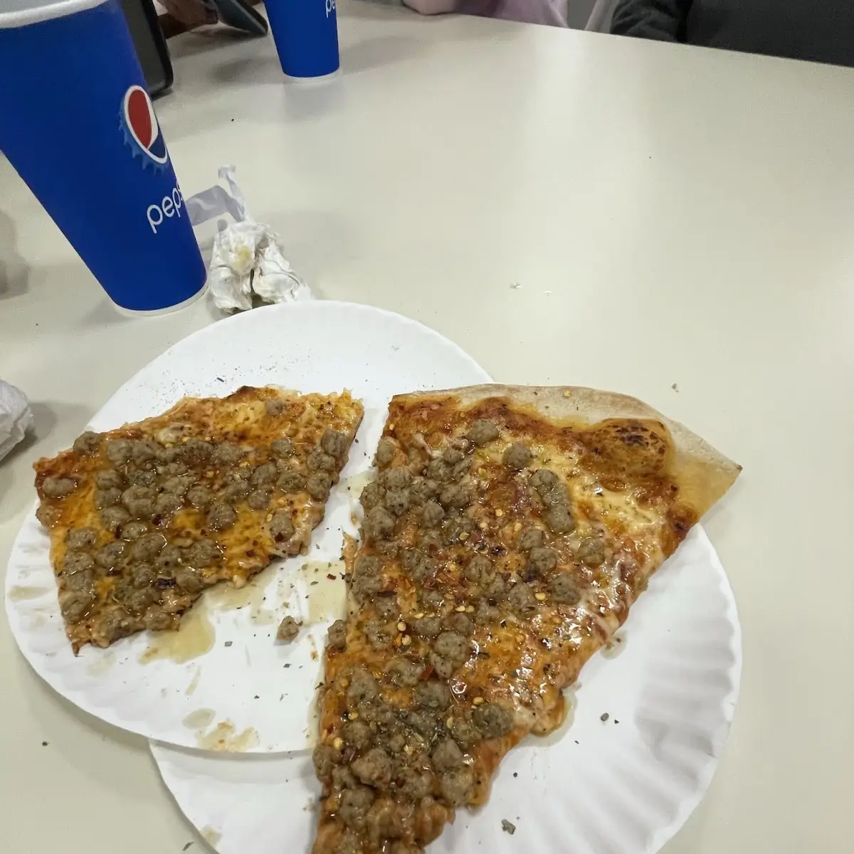 Macks Sausage Pizza Slice