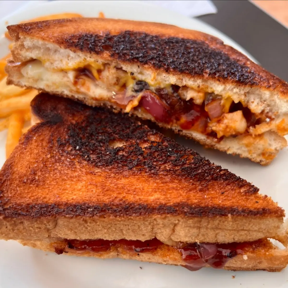 BBQ Chicken Melt Sandwich