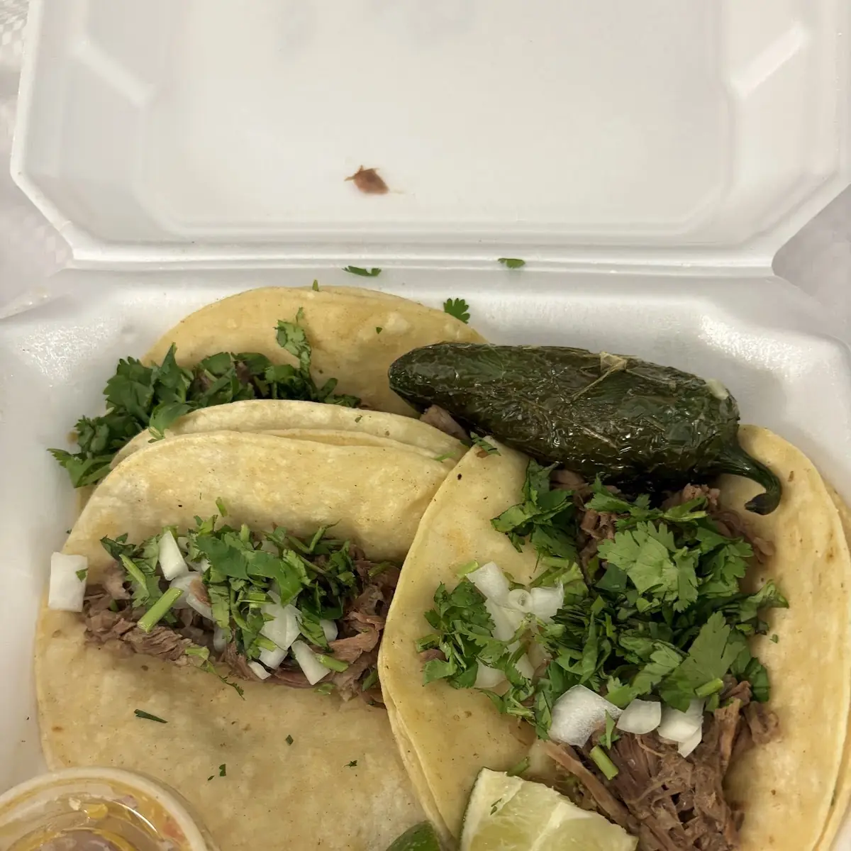 Bland Beef Taco