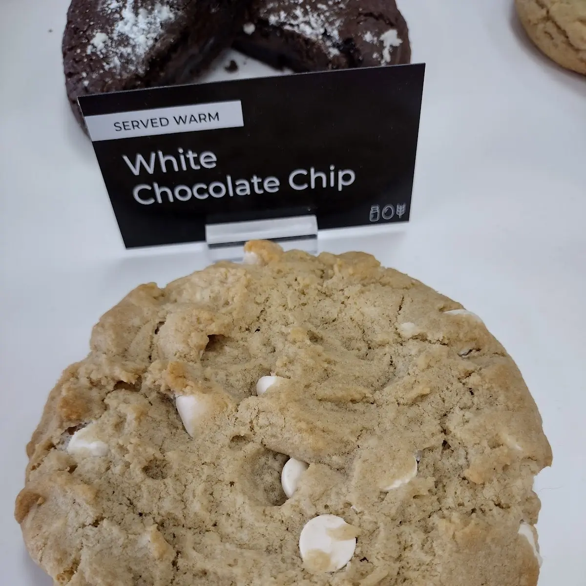 Hite Chocolate Chip Cookie