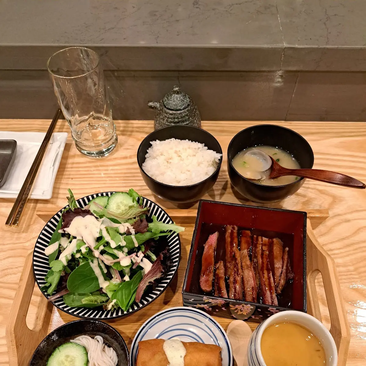 Beef Teriyaki Teishoku Set