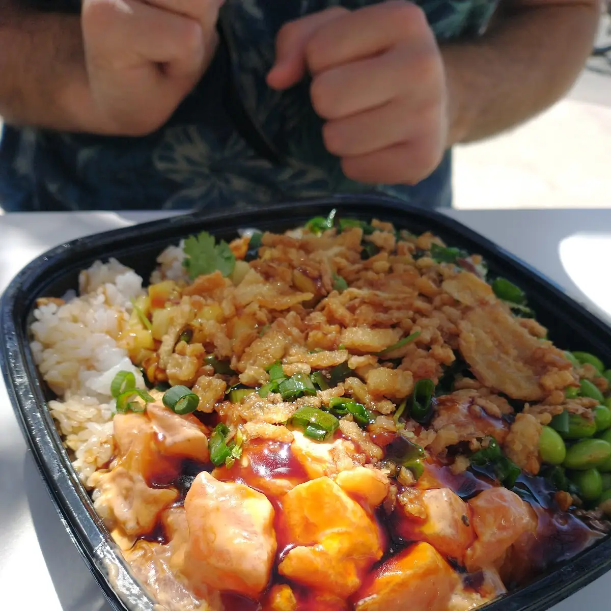 Spicy Salmon Poke Bowl