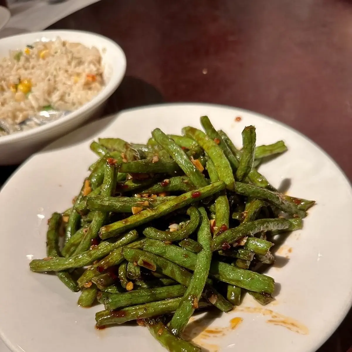 Dry Sautéed String Beans Spicy