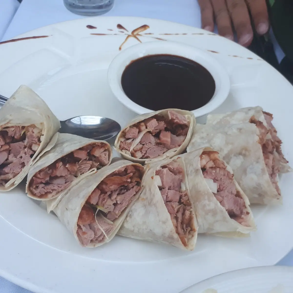 Peking Duck Spring Rolls