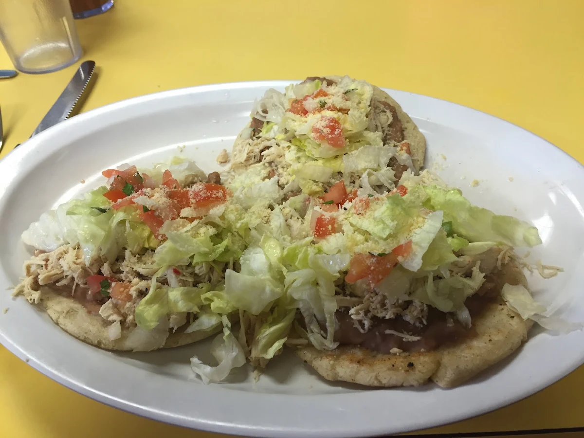 Sopes with Chicken