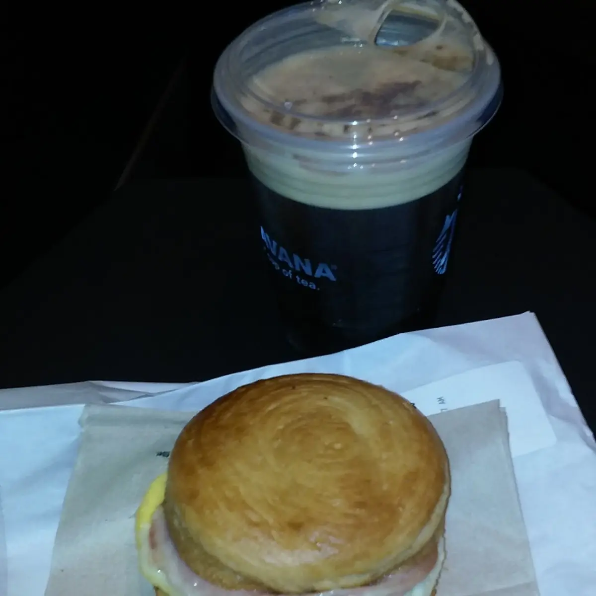 Canadian Bacon Egg and Cheese