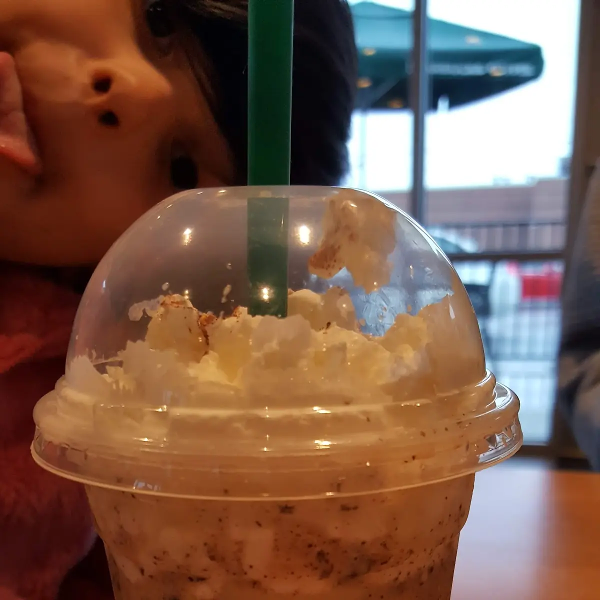 Pumpkin Spice Frappachino with Chocolate Chips