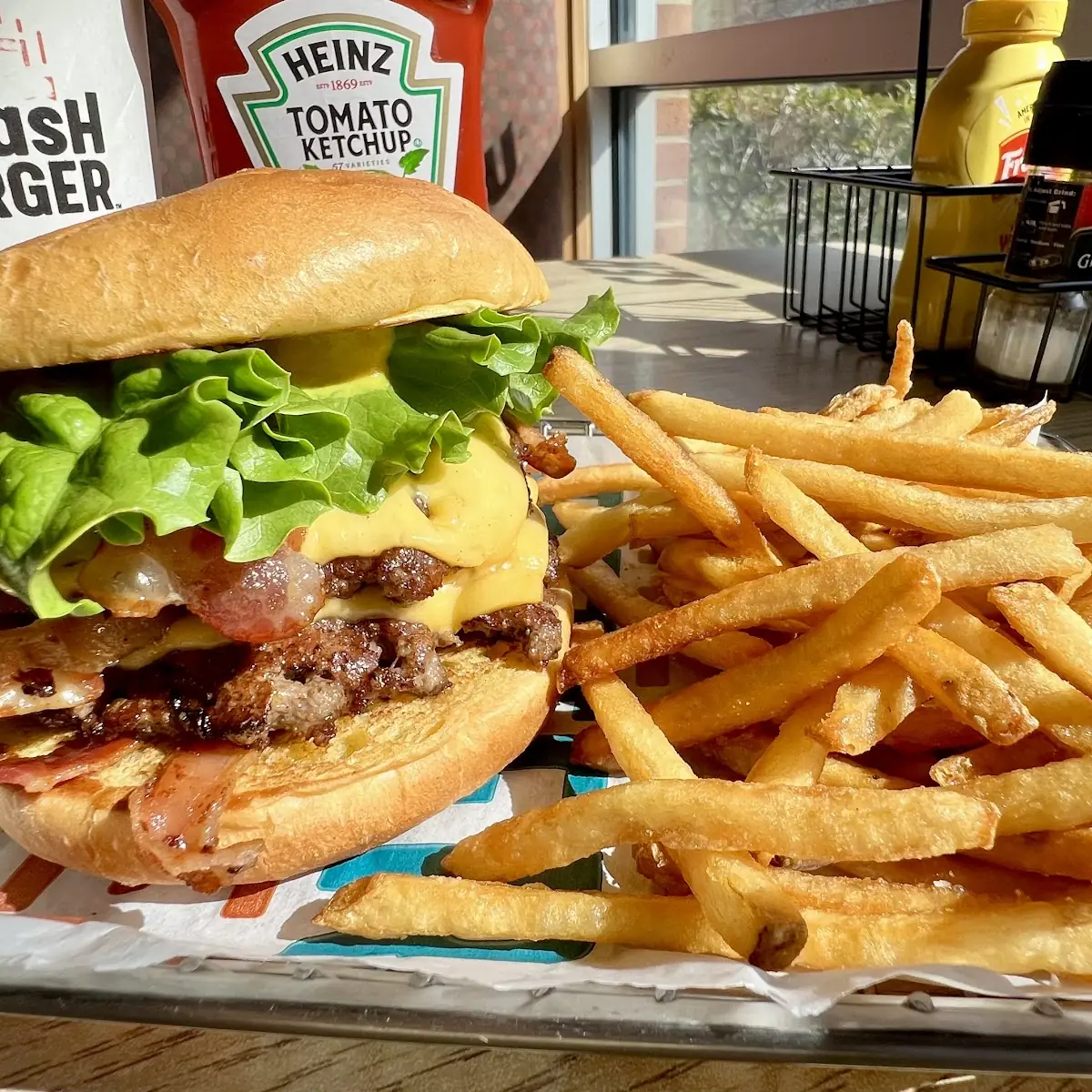 Bacon Double Smash Burger