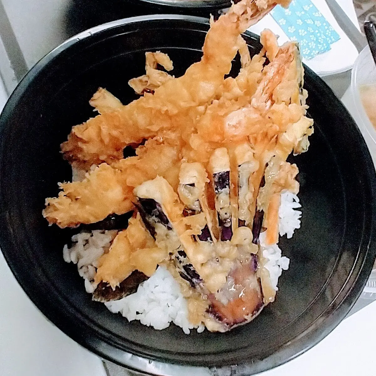 Tempura over Rice Bowl
