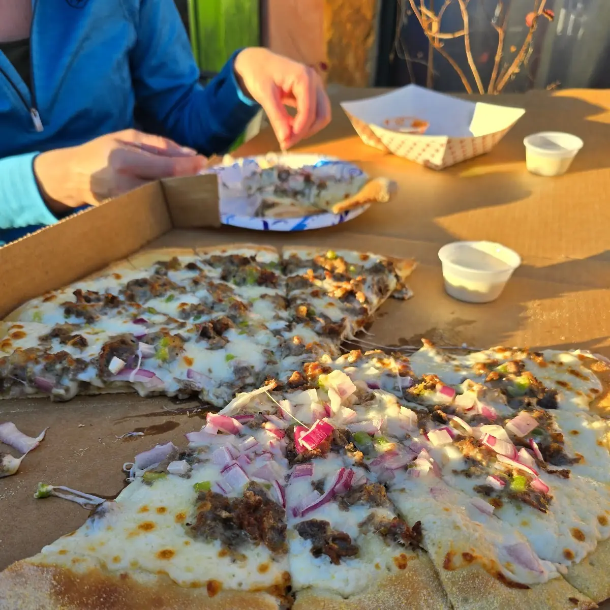 Philly Cheese Steak Pizza