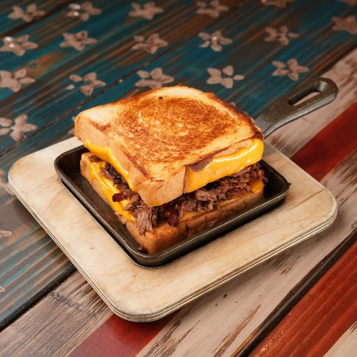 Brisket Grilled Cheese Sandwich