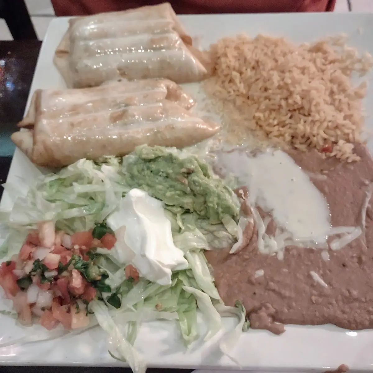 Ground Beef Chimichanga