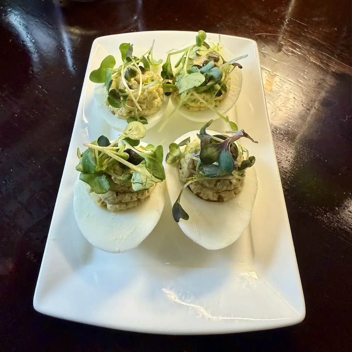 Pesto Deviled Eggs