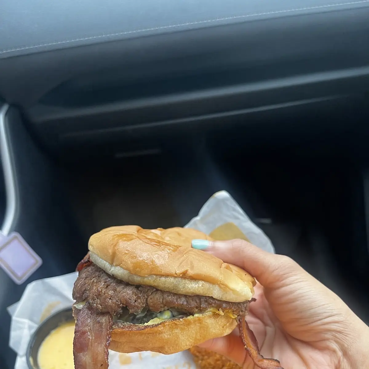 Bacon Cheeseburger with Pickles
