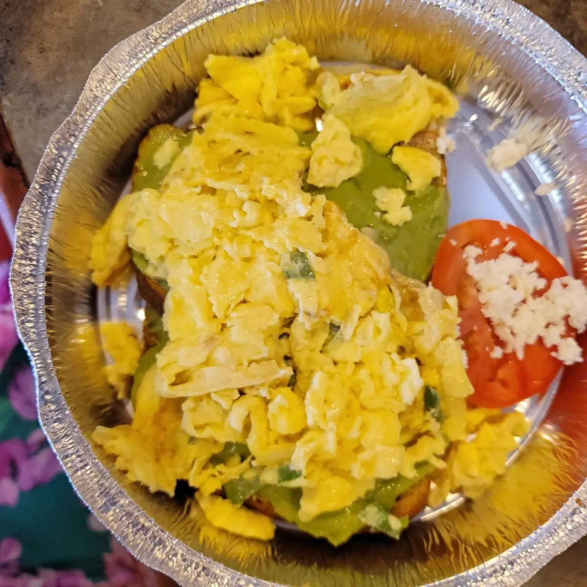 Avocado Toast with Eggs & Vegetables