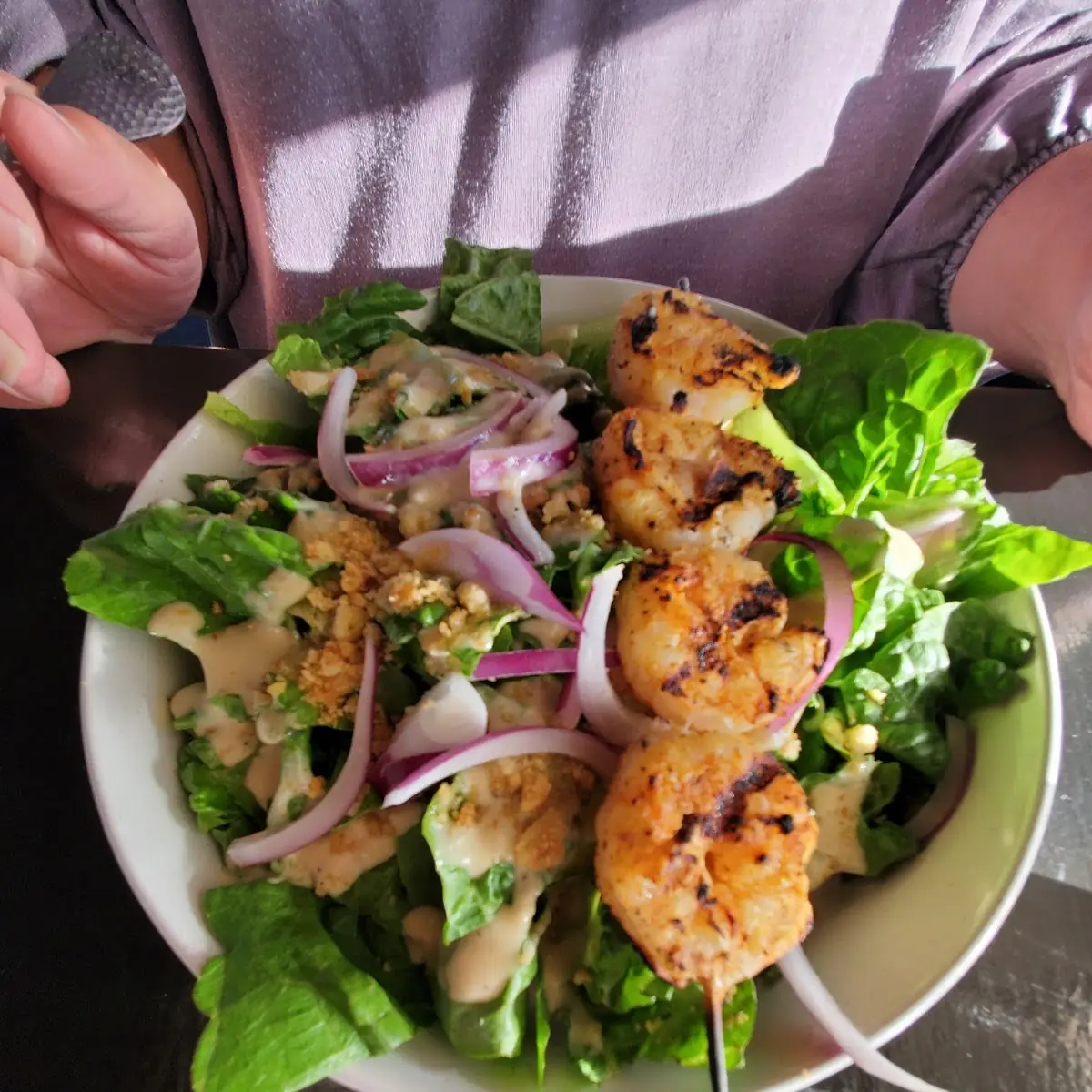 Cesar Salad with Shrimp