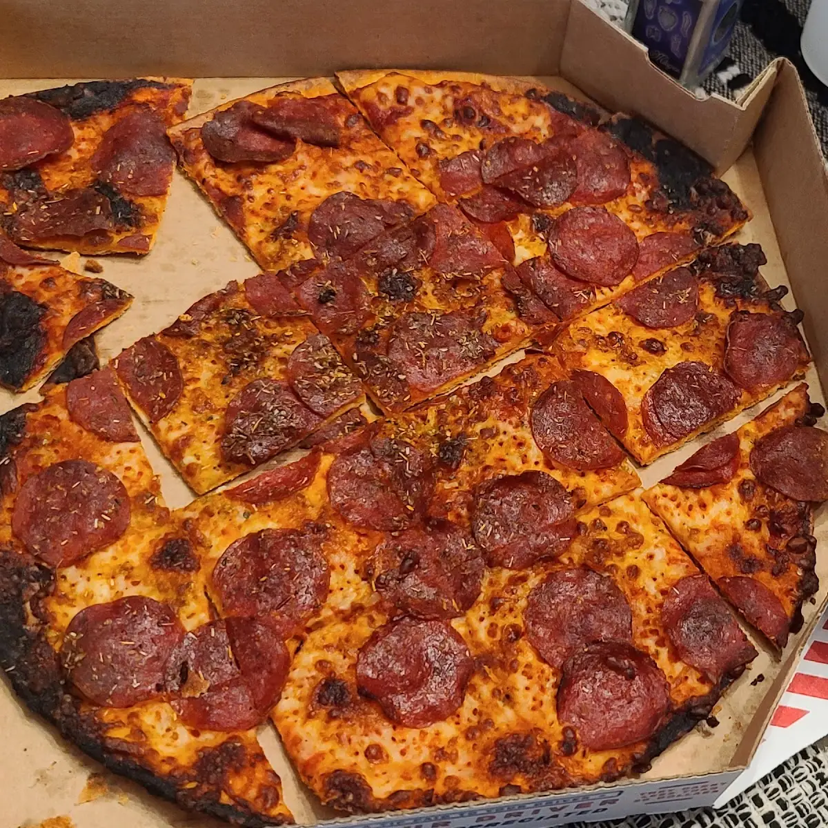 Pepperoni Thin Crust Cheese Pizza