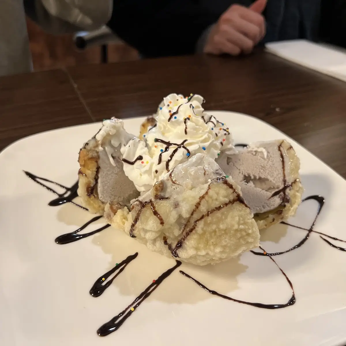 Red Bean Fried Ice Cream Tempura