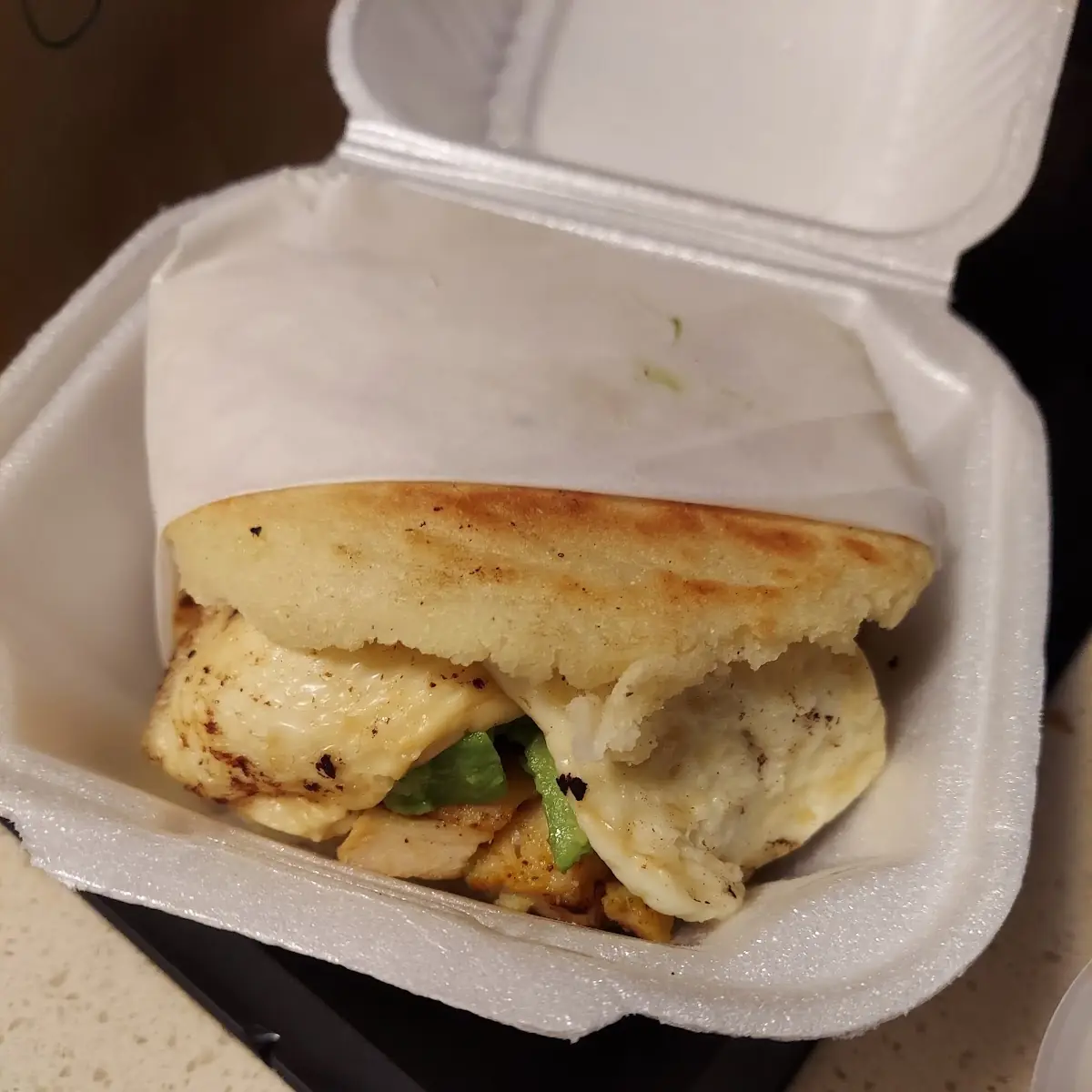 Chicken Avocado Arepa
