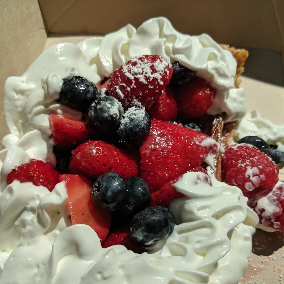 Mixed Berries Whipped Cream