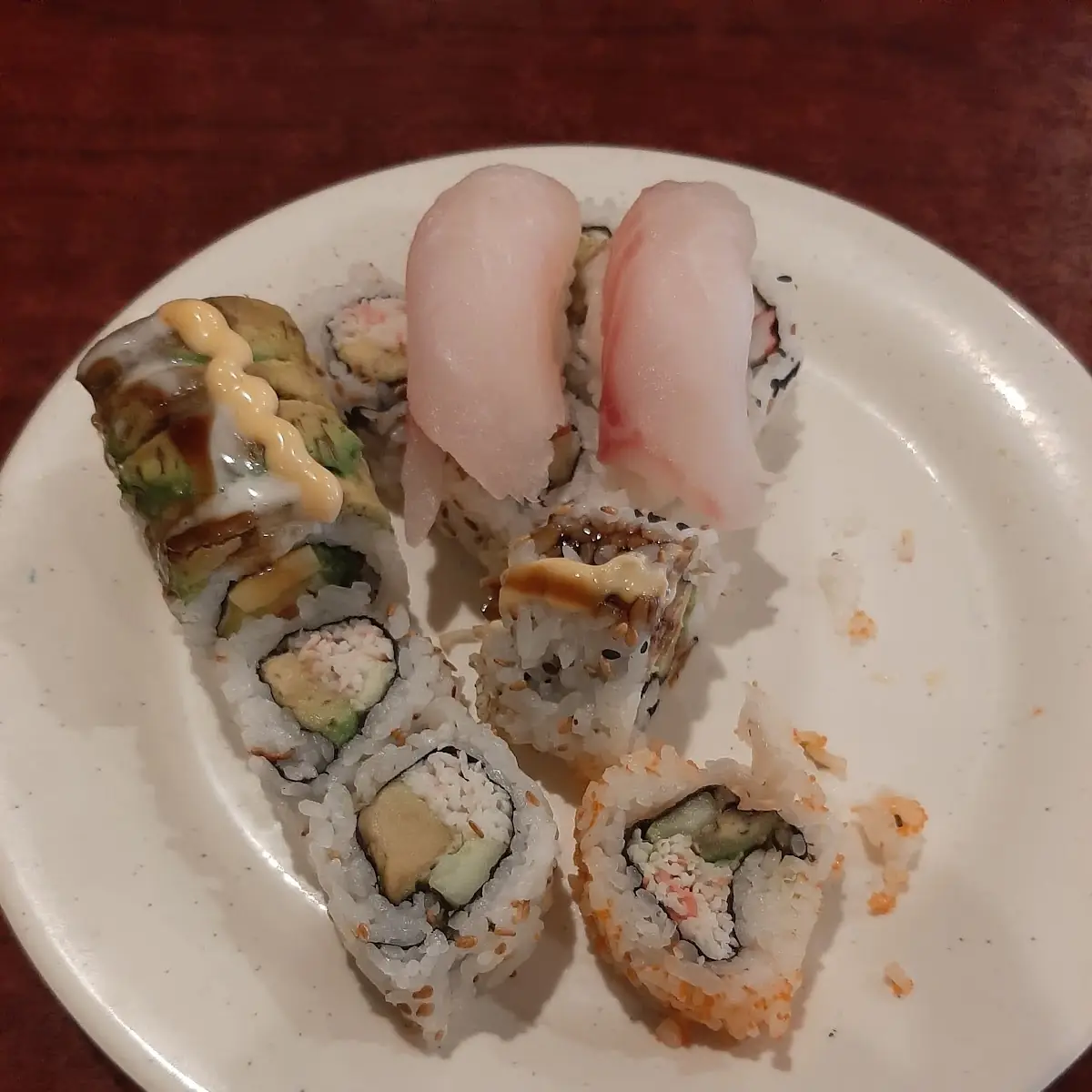 Sushi and Sesame Ball