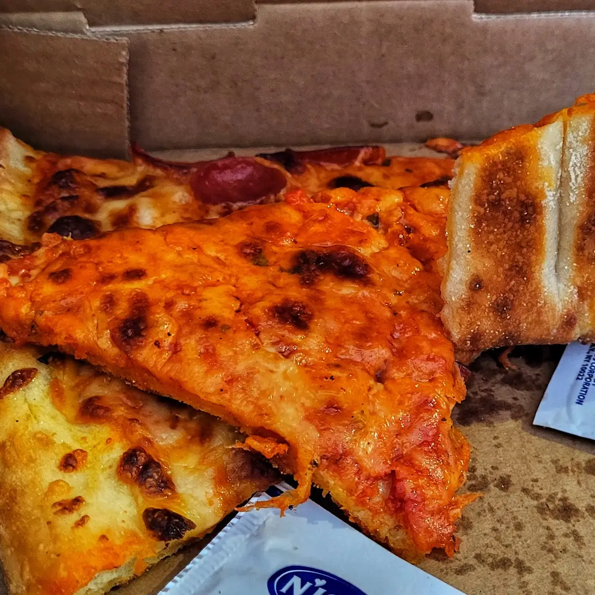 Pepperoni Slice Falling Apart