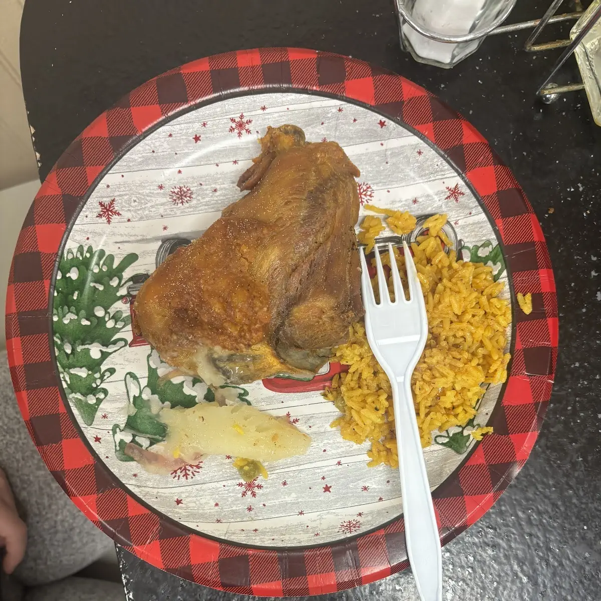 Fried Chicken Breast with Rice