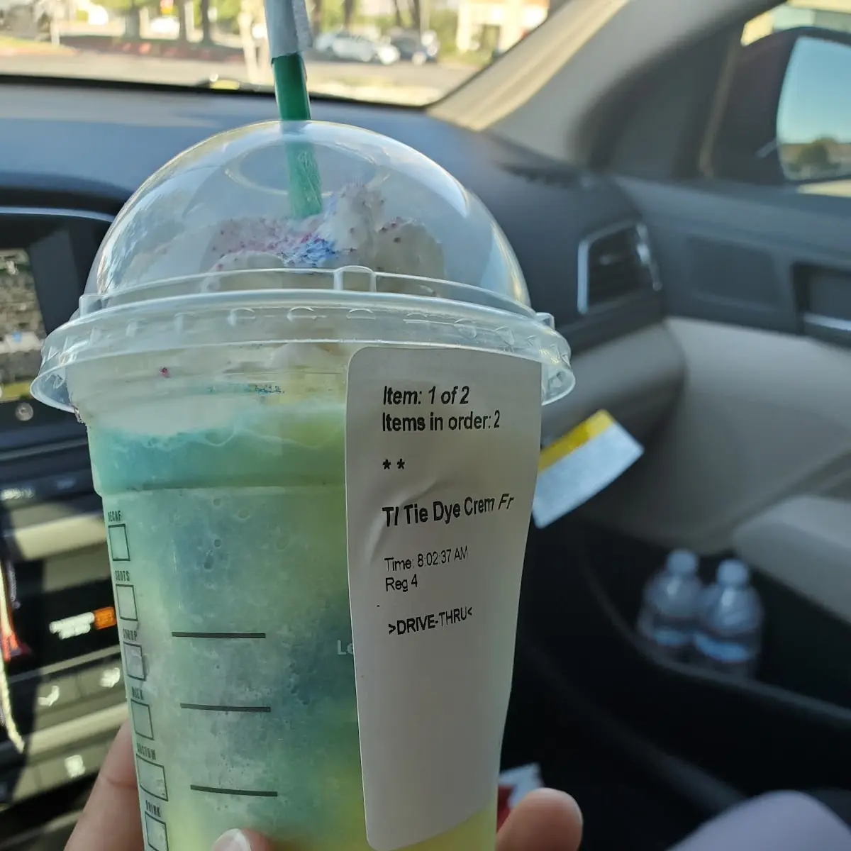 Tye Dye Frappuccino