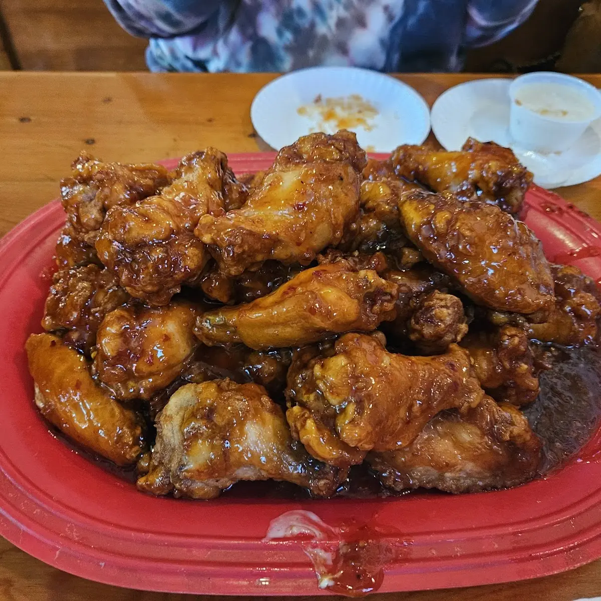 Sweet Hot Chicken Wings