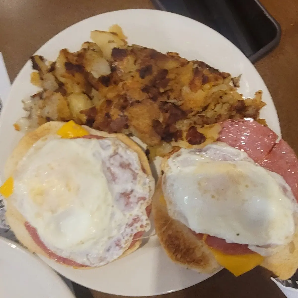 Pork Roll Egg and Cheese Sandwich