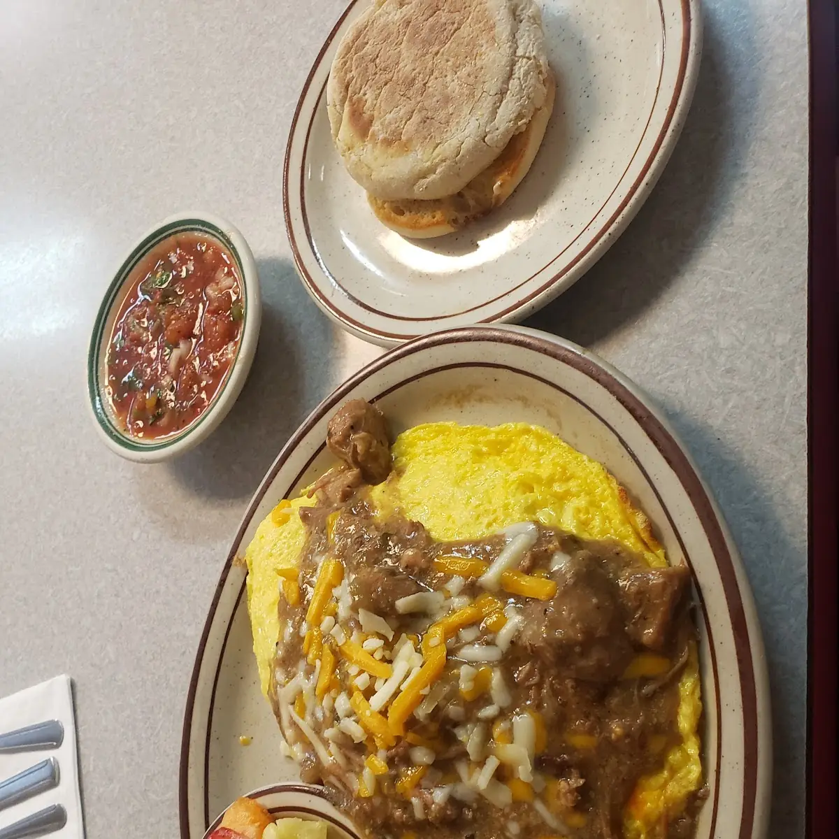 Chile Verde Omelet