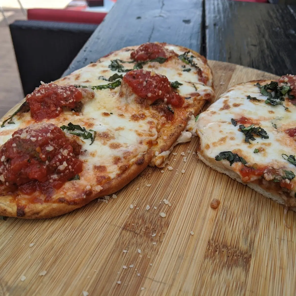 Meatball Flatbread Pizza