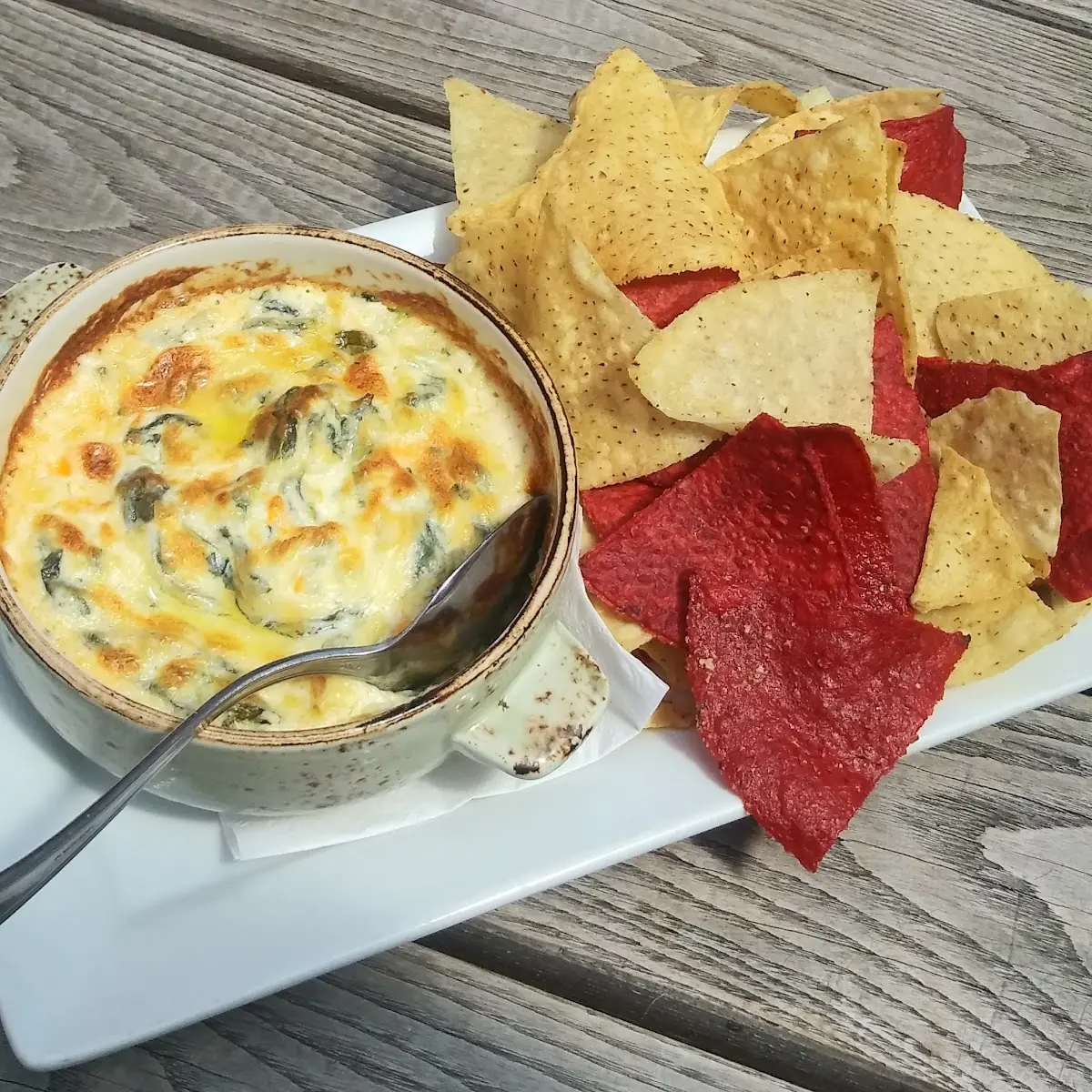 Warm Spinach and Artichoke Dip, Tir Nan Og