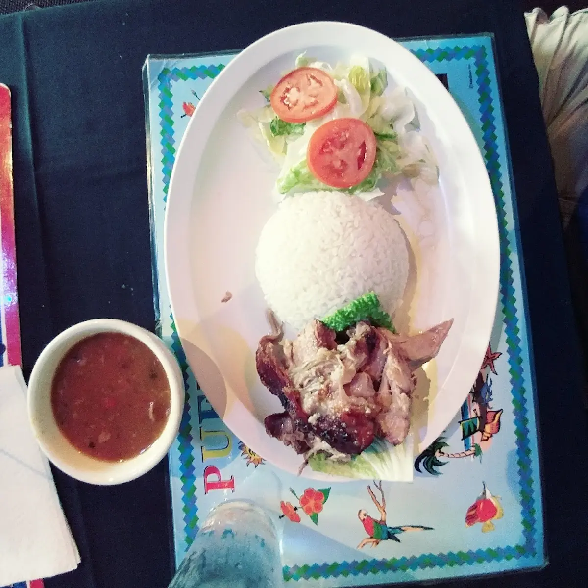 Pernil Arroz Y Habichuelas