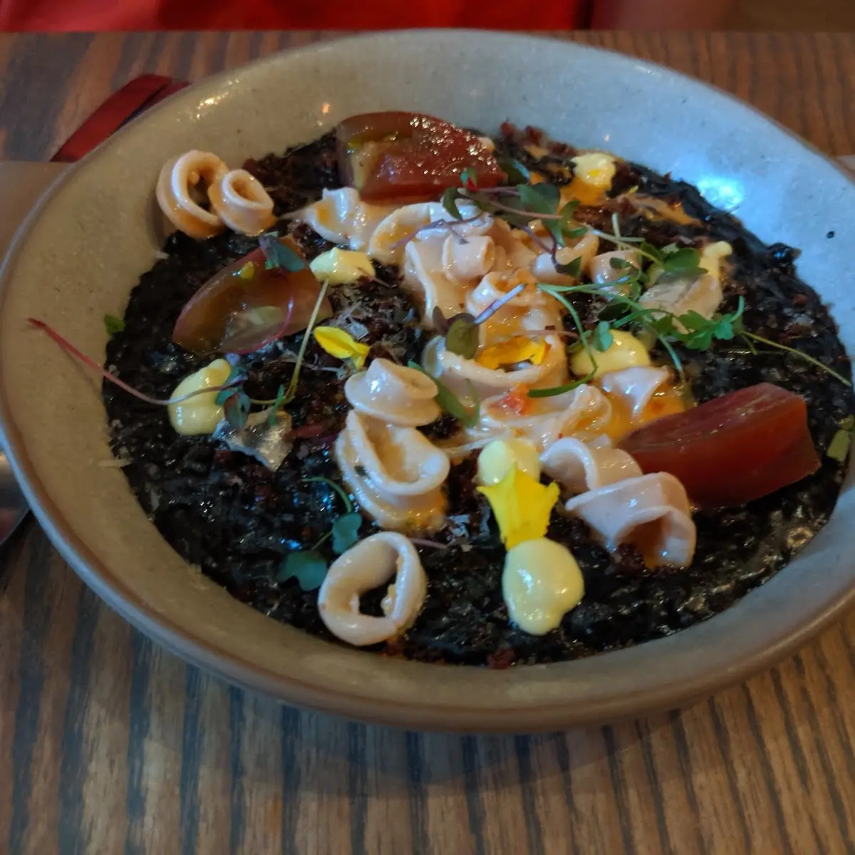 Squid Ink Risotto
