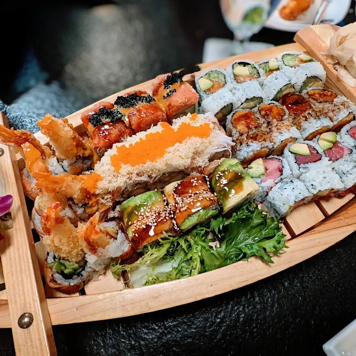 Sushi Roll Party Tray 77 pcs
