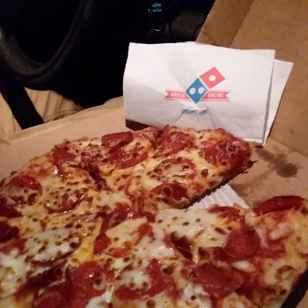 Large Pepperoni and Extra Cheese Pizza