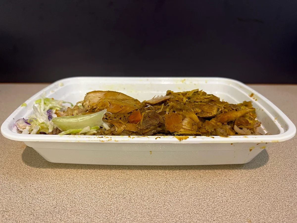 Curry Chicken Plate with Rice