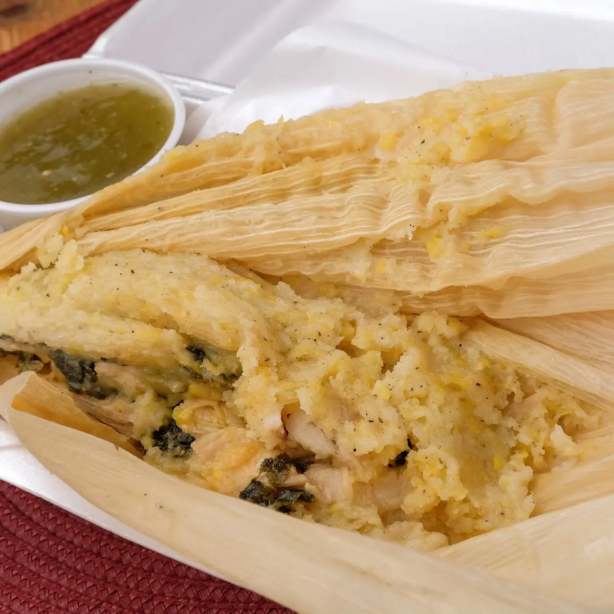 Pulled Pork and Cheese Tamale