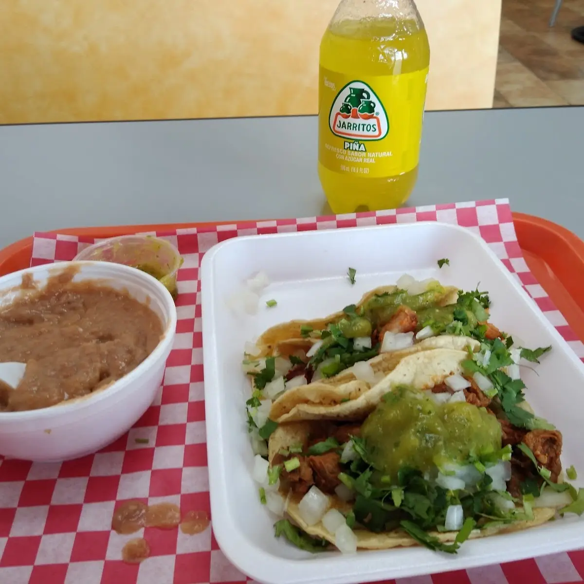 Tacos Refried Beans