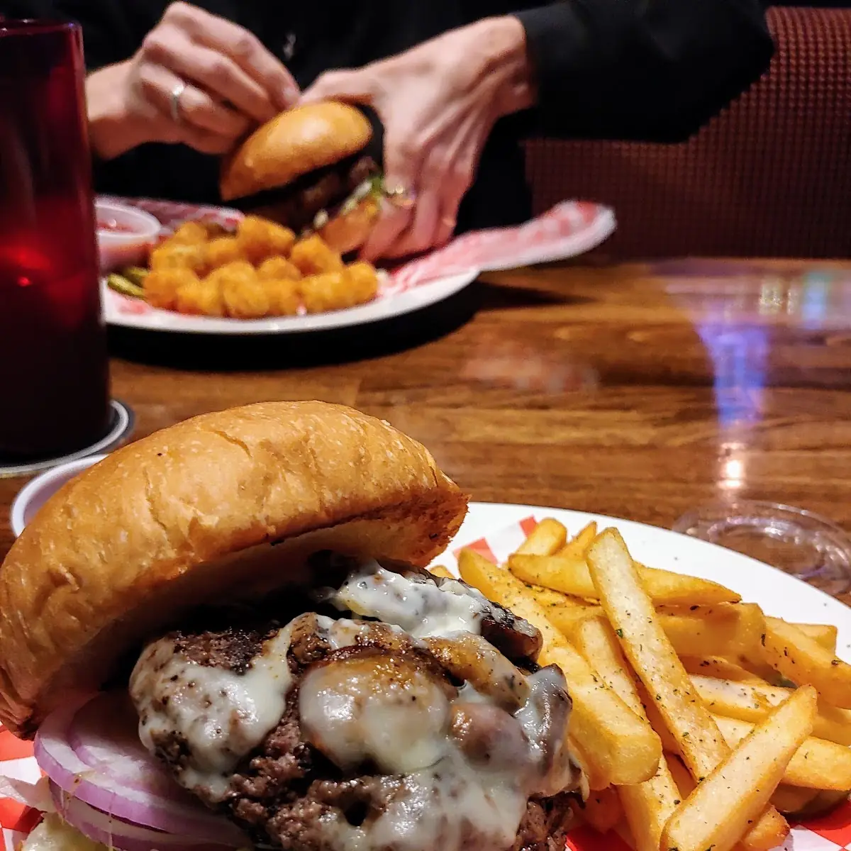 Mushroom Swiss Burger