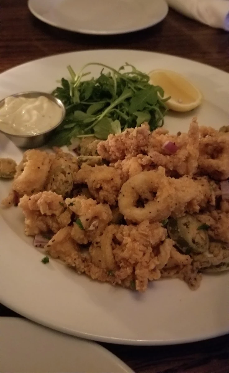 Calamari Caesar, Qualicum Beach Cafe