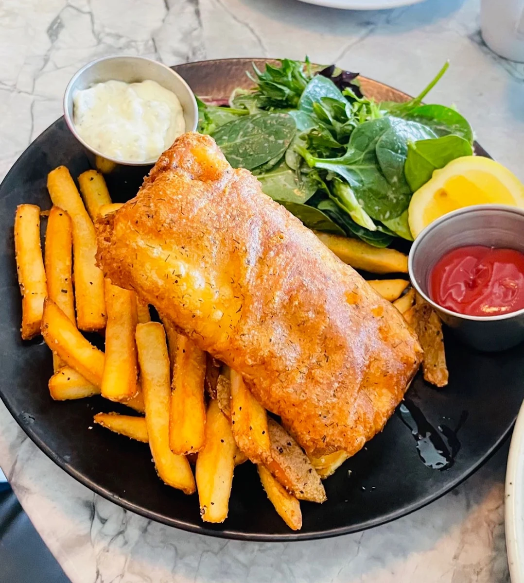Fish and Chips, Qualicum Beach Cafe