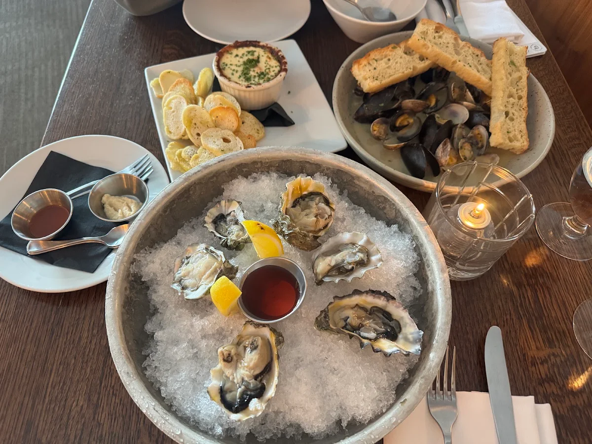 Oysters on the Half Shell, Qualicum Beach Cafe