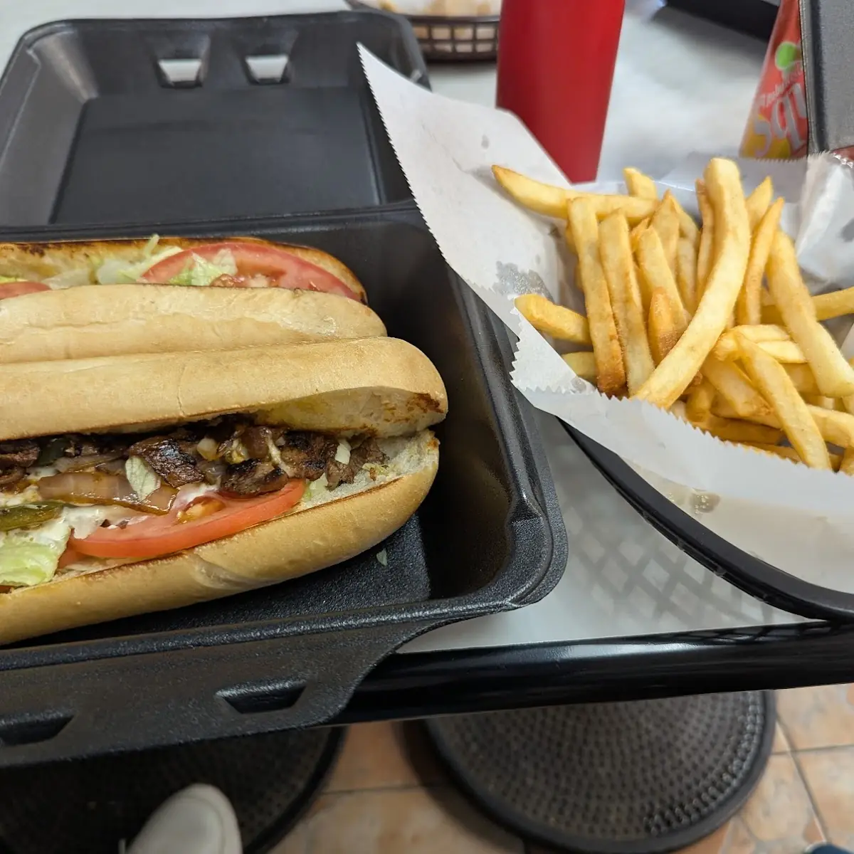 Philly Cheese Steak and Fries